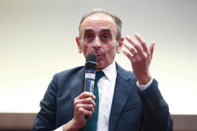 Eric Zemmour à Londres, le 19 novembre 2021.